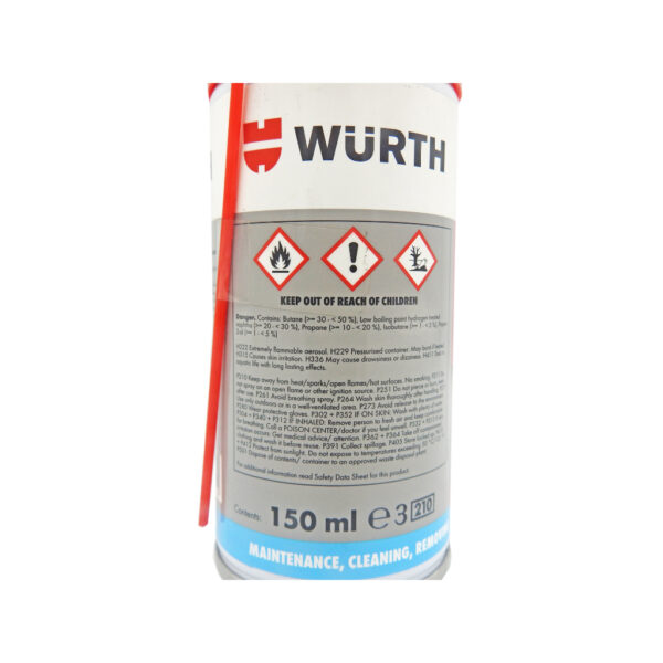 Wurth Silicone Spray (150ml) - Image 3